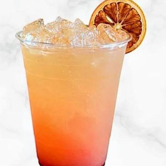 Strawberry Peach Bellini